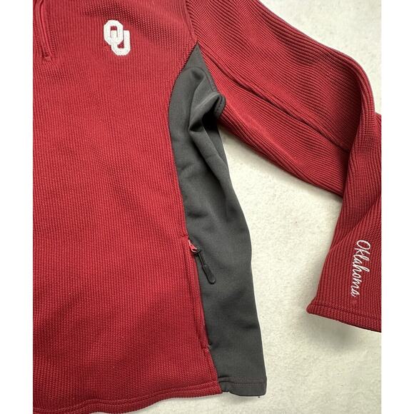 Oklahoma Sooners Colosseum Men XL Red Long Sleeve‎ Pullover Sweater Jacket - Picture 5 of 10